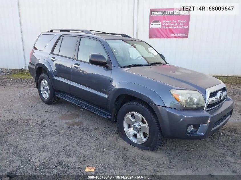 2006 Toyota 4Runner Sr5 V8 VIN: JTEZT14R168009647 Lot: 40576848