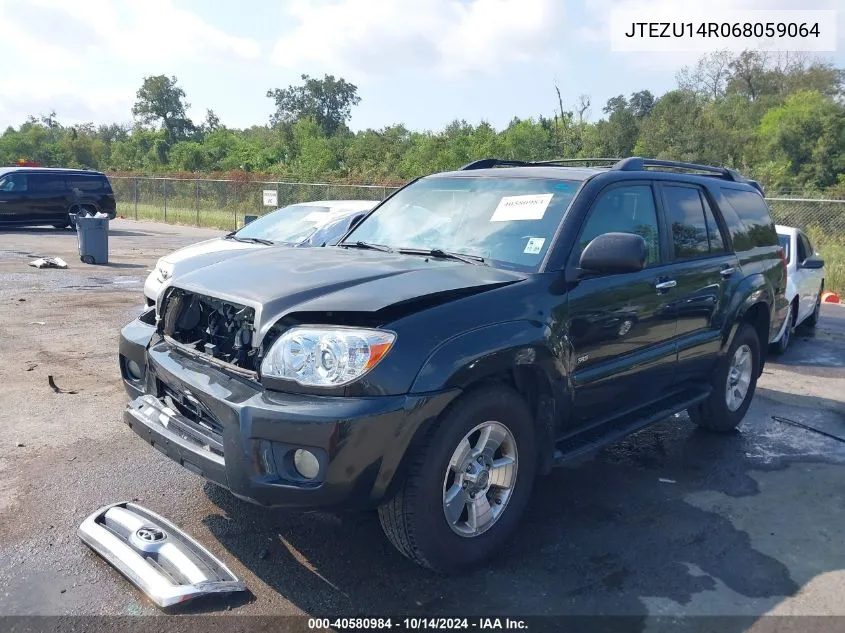 2006 Toyota 4Runner Sr5 V6 VIN: JTEZU14R068059064 Lot: 40580984