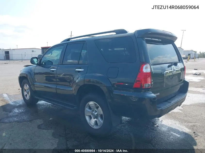 2006 Toyota 4Runner Sr5 V6 VIN: JTEZU14R068059064 Lot: 40580984