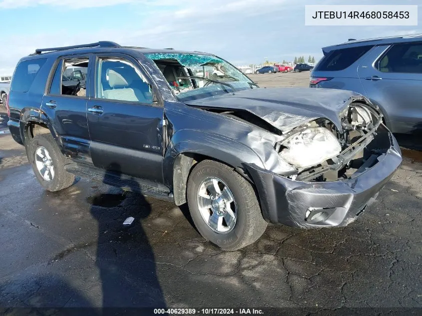 2006 Toyota 4Runner Sr5 V6 VIN: JTEBU14R468058453 Lot: 40629389