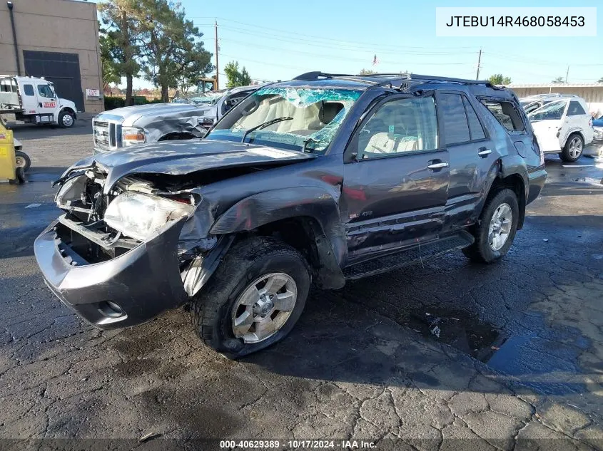 2006 Toyota 4Runner Sr5 V6 VIN: JTEBU14R468058453 Lot: 40629389