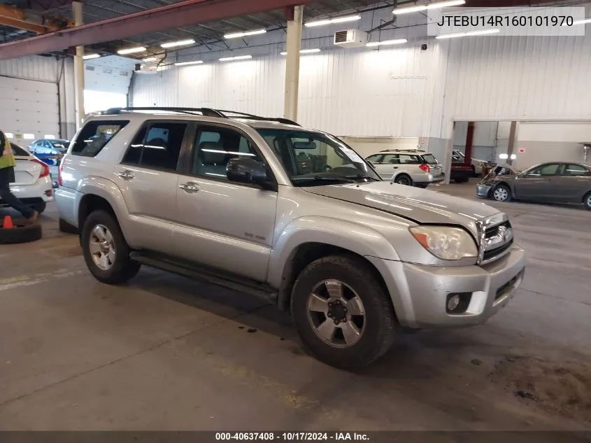 2006 Toyota 4Runner Sr5 V6 VIN: JTEBU14R160101970 Lot: 40637408