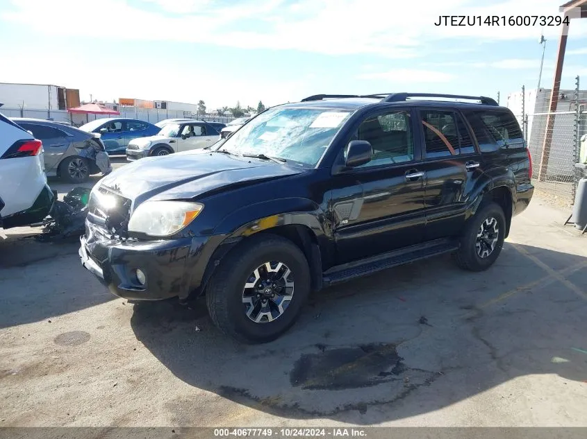 JTEZU14R160073294 2006 Toyota 4Runner Sr5/Sport