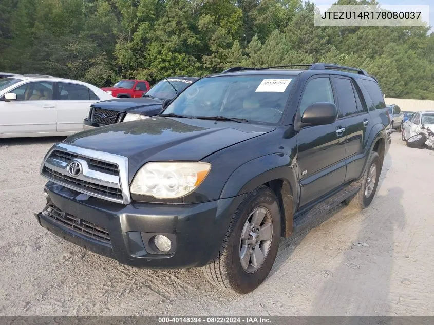 2007 Toyota 4Runner Sr5 V6 VIN: JTEZU14R178080037 Lot: 40148394