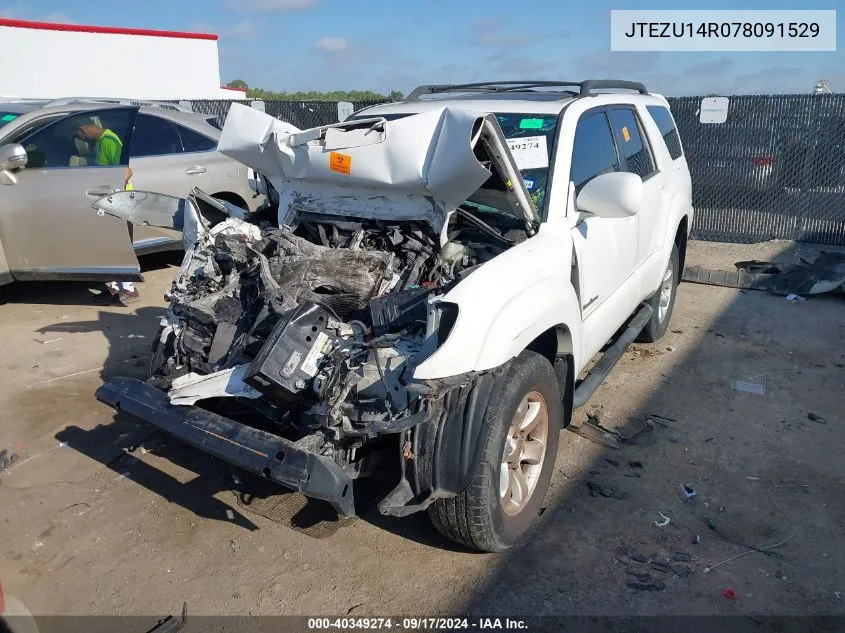 JTEZU14R078091529 2007 Toyota 4Runner Sr5/Sport