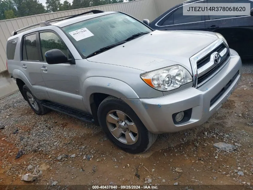 2007 Toyota 4Runner Sr5 V6 VIN: JTEZU14R378068620 Lot: 40437840