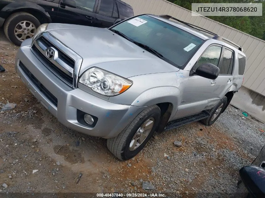 2007 Toyota 4Runner Sr5 V6 VIN: JTEZU14R378068620 Lot: 40437840