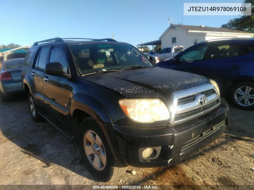 2007 Toyota 4Runner Sr5 V6 VIN: JTEZU14R978069108 Lot: 40498059