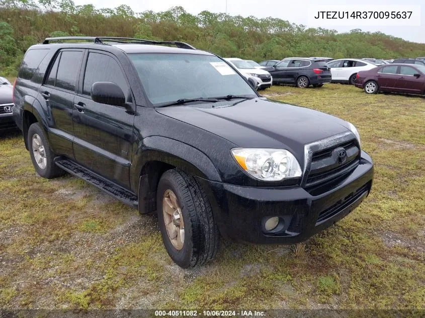 2007 Toyota 4Runner Sr5/Sport VIN: JTEZU14R370095637 Lot: 40511082