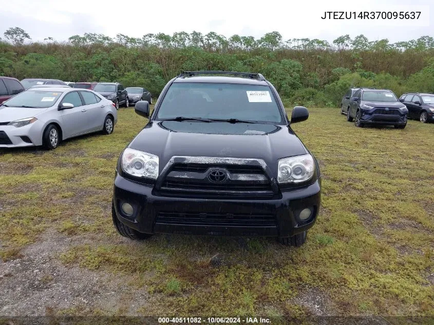 2007 Toyota 4Runner Sr5/Sport VIN: JTEZU14R370095637 Lot: 40511082