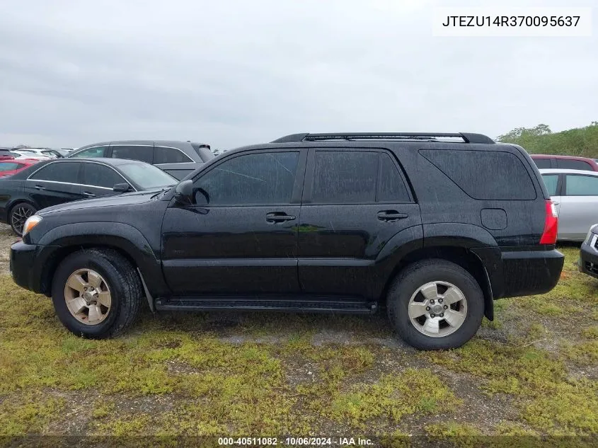 2007 Toyota 4Runner Sr5/Sport VIN: JTEZU14R370095637 Lot: 40511082