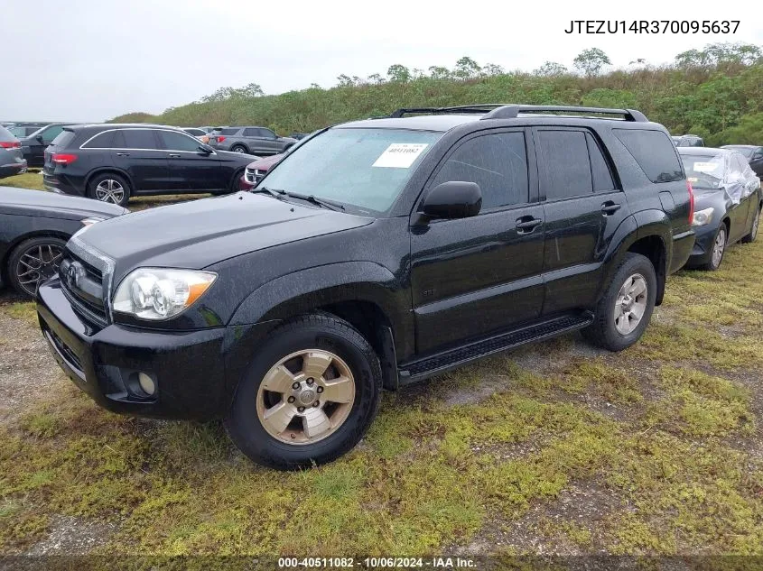 2007 Toyota 4Runner Sr5/Sport VIN: JTEZU14R370095637 Lot: 40511082