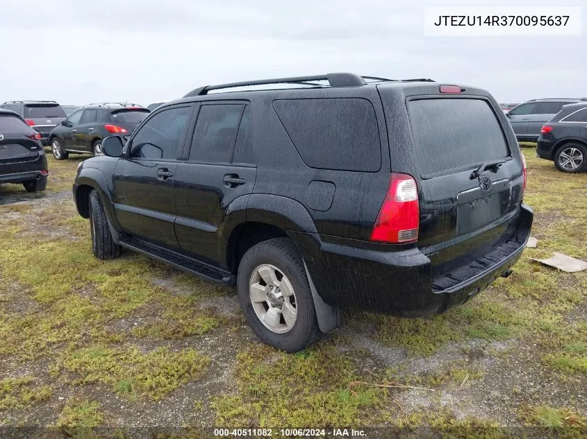 2007 Toyota 4Runner Sr5/Sport VIN: JTEZU14R370095637 Lot: 40511082