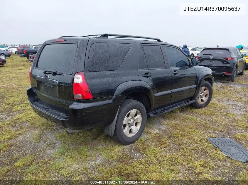 2007 Toyota 4Runner Sr5/Sport VIN: JTEZU14R370095637 Lot: 40511082