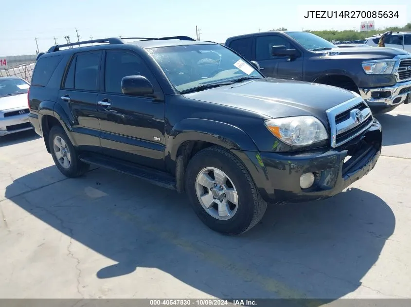 2007 Toyota 4Runner Sr5/Sport VIN: JTEZU14R270085634 Lot: 40547830