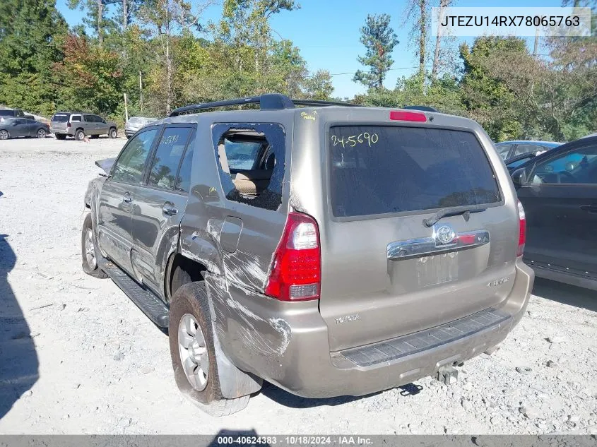 2007 Toyota 4Runner Sr5 V6 VIN: JTEZU14RX78065763 Lot: 40624383