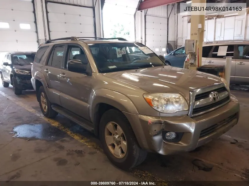 JTEBU14R98K014163 2008 Toyota 4Runner Sr5 V6