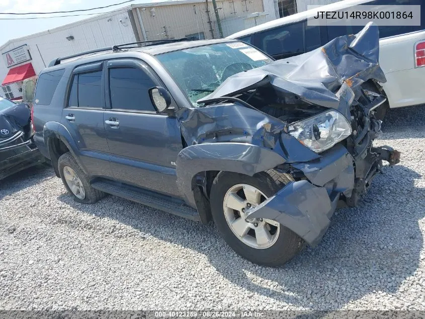 JTEZU14R98K001864 2008 Toyota 4Runner Sr5 V6