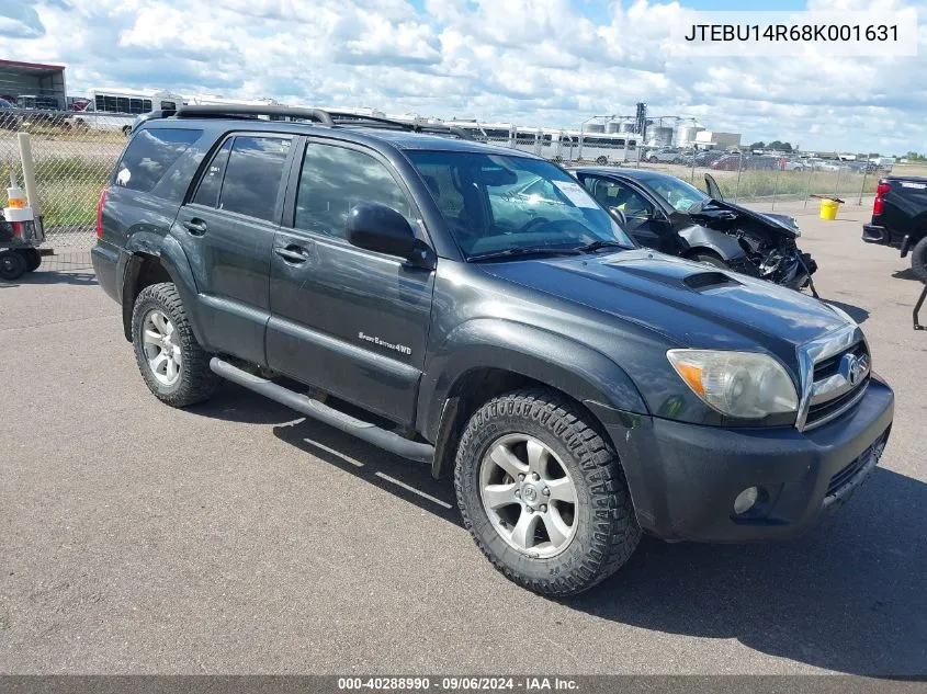 2008 Toyota 4Runner Sport V6 VIN: JTEBU14R68K001631 Lot: 40288990