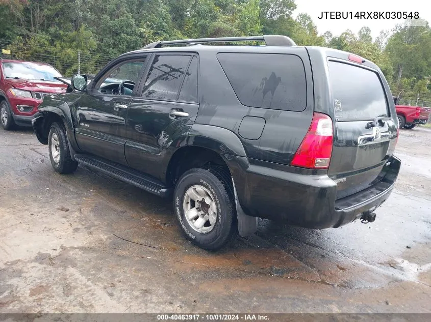 2008 Toyota 4Runner Sr5 V6 VIN: JTEBU14RX8K030548 Lot: 40463917