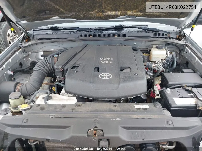 JTEBU14R68K022754 2008 Toyota 4Runner Sr5 V6