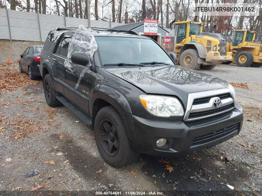 2008 Toyota 4Runner Sr5 V6 VIN: JTEBU14R98K001462 Lot: 40764691