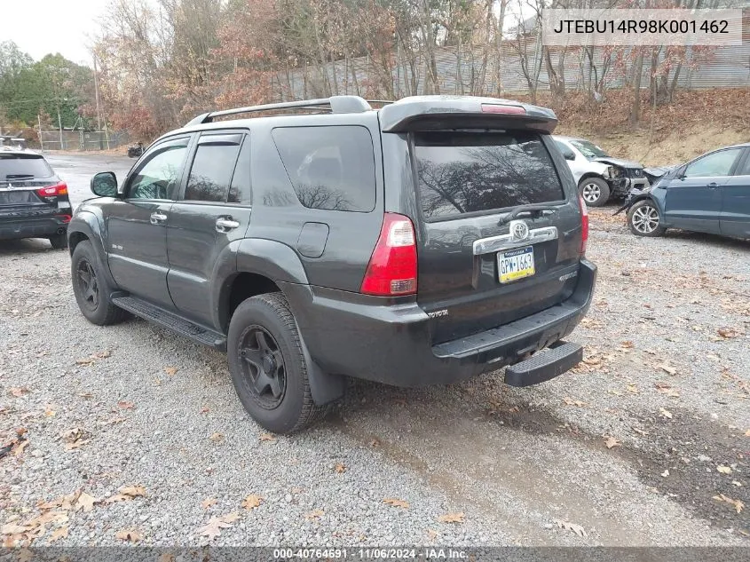 2008 Toyota 4Runner Sr5 V6 VIN: JTEBU14R98K001462 Lot: 40764691