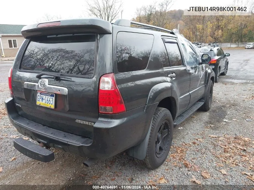 2008 Toyota 4Runner Sr5 V6 VIN: JTEBU14R98K001462 Lot: 40764691