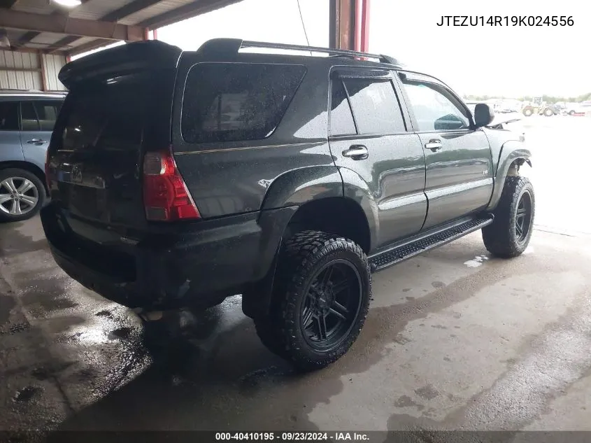 2009 Toyota 4Runner Sr5 V6 VIN: JTEZU14R19K024556 Lot: 40410195