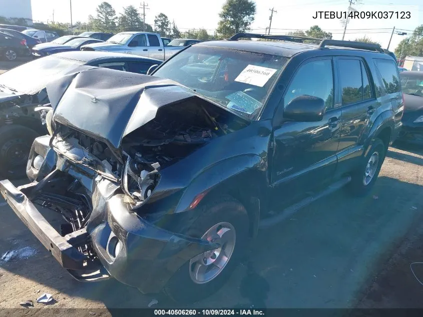 2009 Toyota 4Runner Sr5 V6 VIN: JTEBU14R09K037123 Lot: 40506260