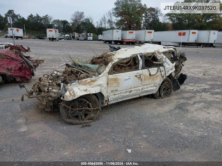 2009 Toyota 4Runner Sr5 V6 VIN: JTEBU14RX9K037520 Lot: 40643850