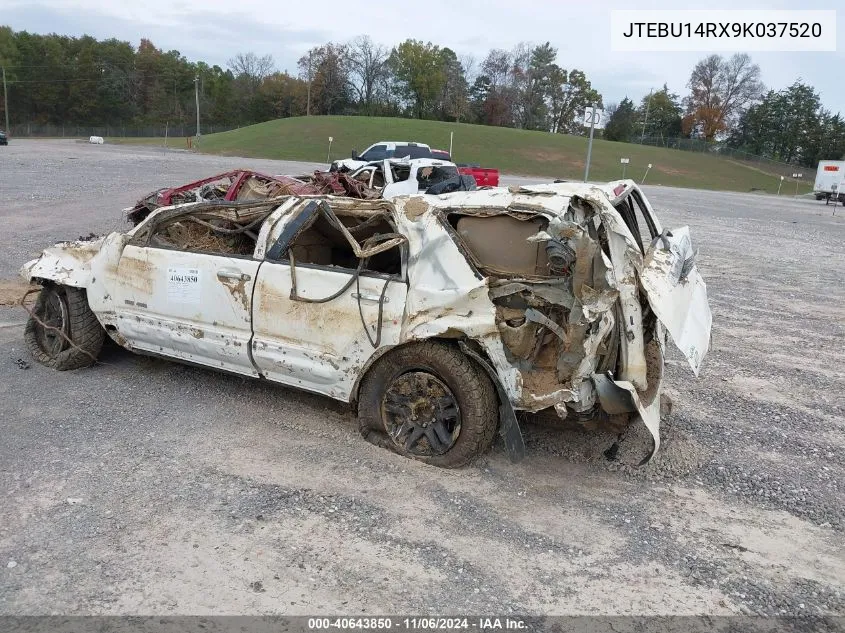 2009 Toyota 4Runner Sr5 V6 VIN: JTEBU14RX9K037520 Lot: 40643850