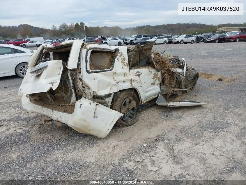 2009 Toyota 4Runner Sr5 V6 VIN: JTEBU14RX9K037520 Lot: 40643850