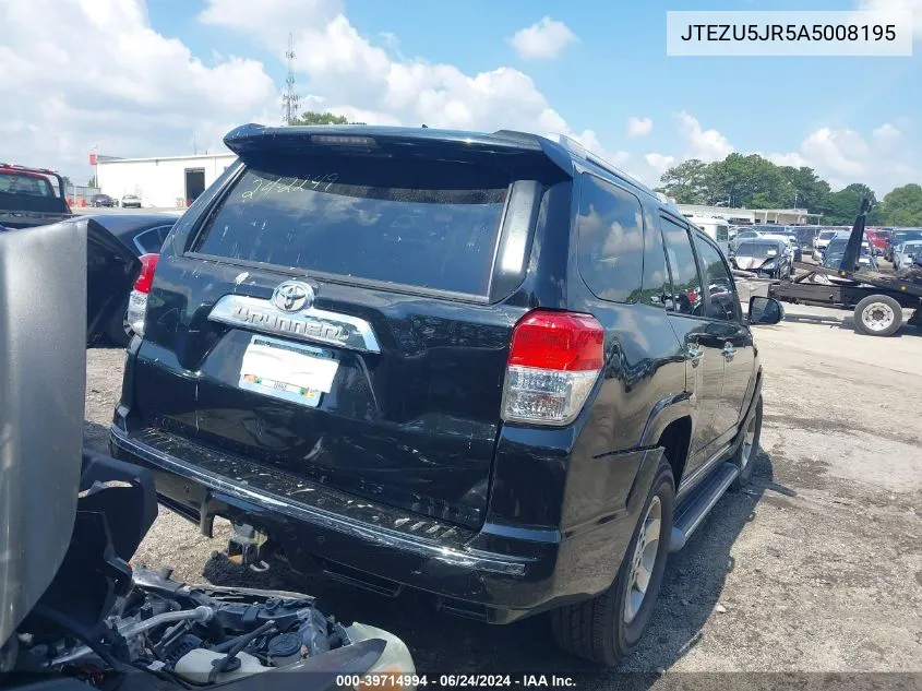 2010 Toyota 4Runner Sr5 V6 VIN: JTEZU5JR5A5008195 Lot: 39714994