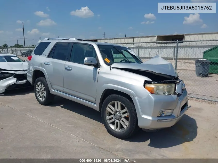 JTEBU5JR3A5015762 2010 Toyota 4Runner Limited V6