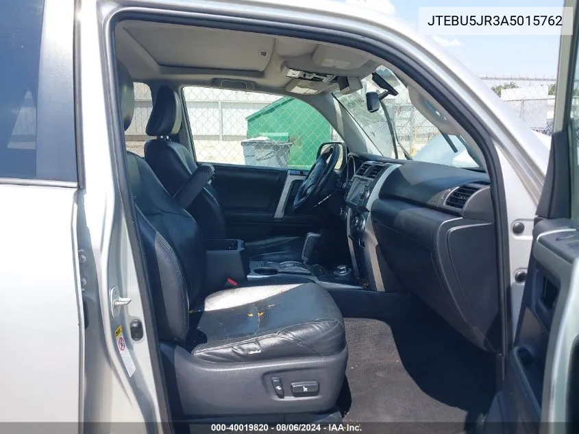 JTEBU5JR3A5015762 2010 Toyota 4Runner Limited V6