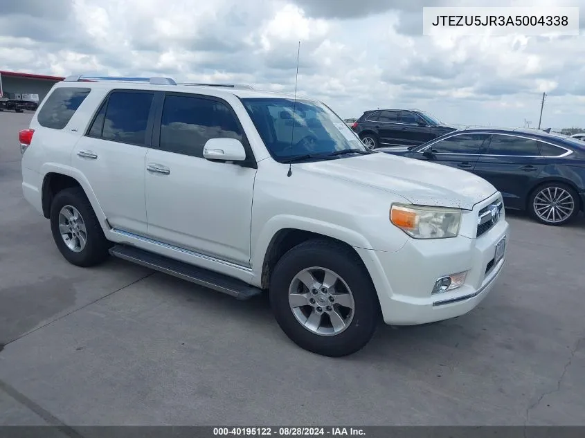 JTEZU5JR3A5004338 2010 Toyota 4Runner Sr5 V6