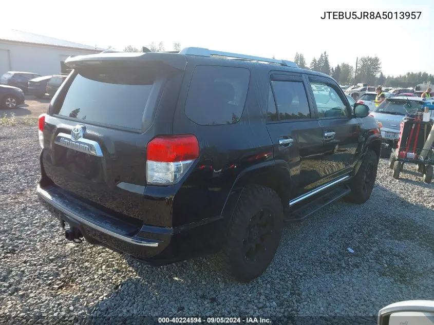 2010 Toyota 4Runner Sr5 V6 VIN: JTEBU5JR8A5013957 Lot: 40224594