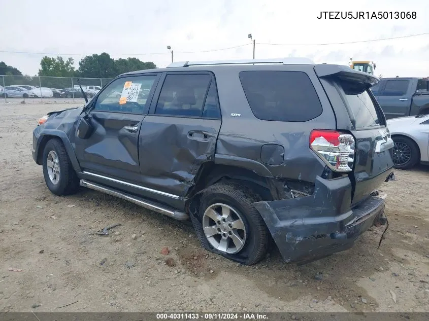 2010 Toyota 4Runner Sr5 V6 VIN: JTEZU5JR1A5013068 Lot: 40311433