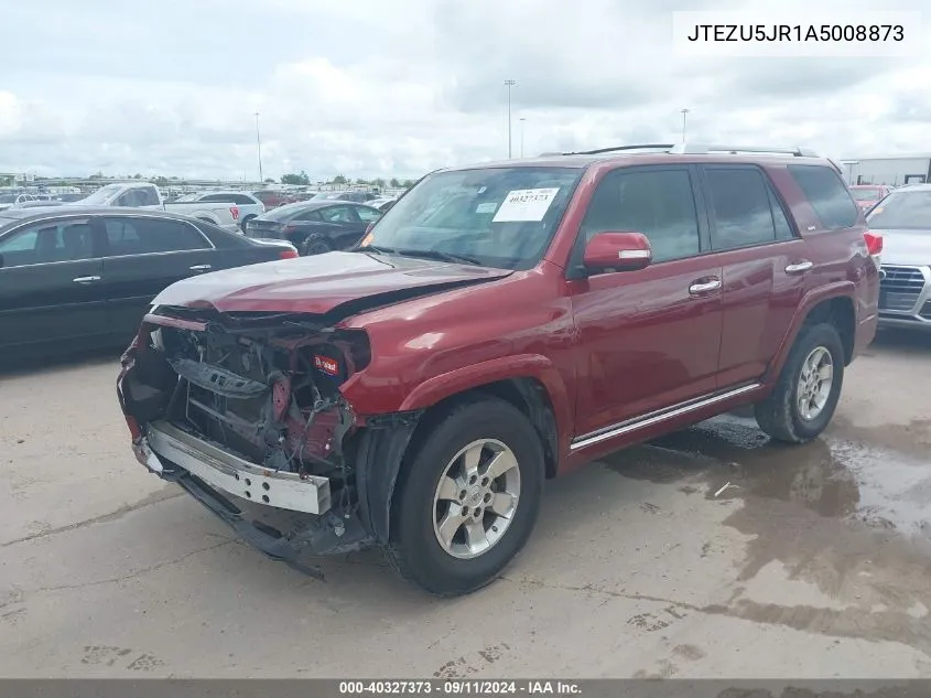 2010 Toyota 4Runner Sr5 V6 VIN: JTEZU5JR1A5008873 Lot: 40327373