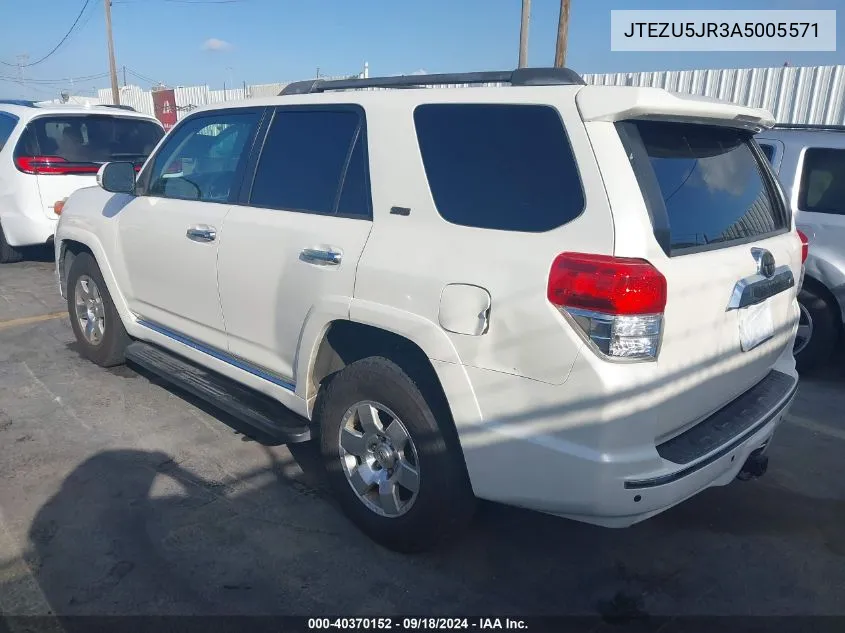 JTEZU5JR3A5005571 2010 Toyota 4Runner Sr5/Sport