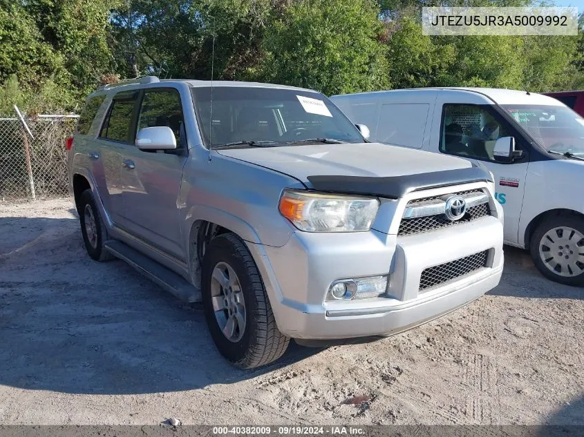 2010 Toyota 4Runner Sr5 V6 VIN: JTEZU5JR3A5009992 Lot: 40382009