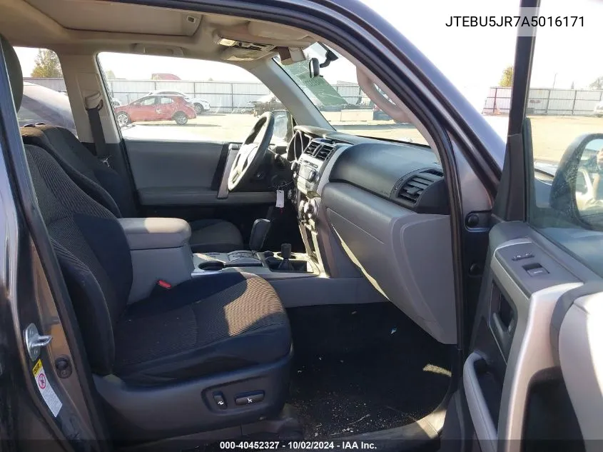 JTEBU5JR7A5016171 2010 Toyota 4Runner Sr5 V6