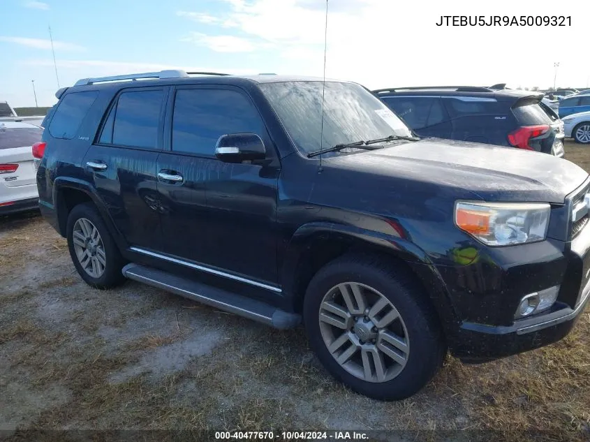 2010 Toyota 4Runner Limited V6 VIN: JTEBU5JR9A5009321 Lot: 40477670