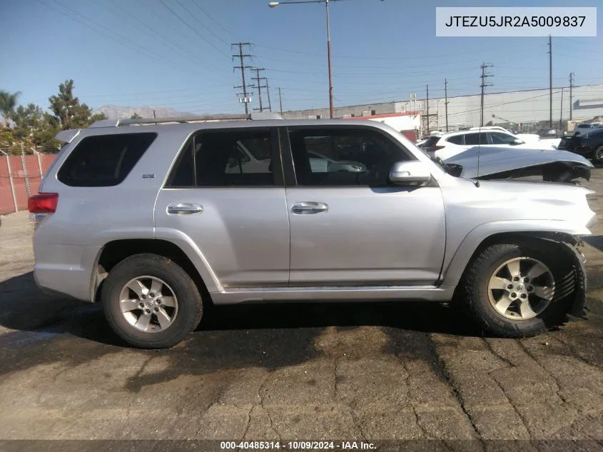 JTEZU5JR2A5009837 2010 Toyota 4Runner Sr5 V6