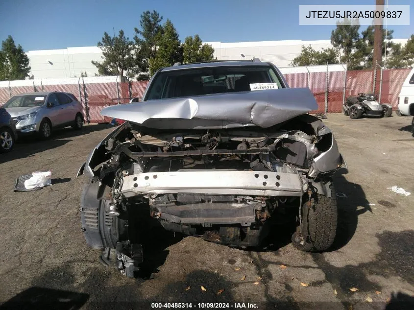 JTEZU5JR2A5009837 2010 Toyota 4Runner Sr5 V6