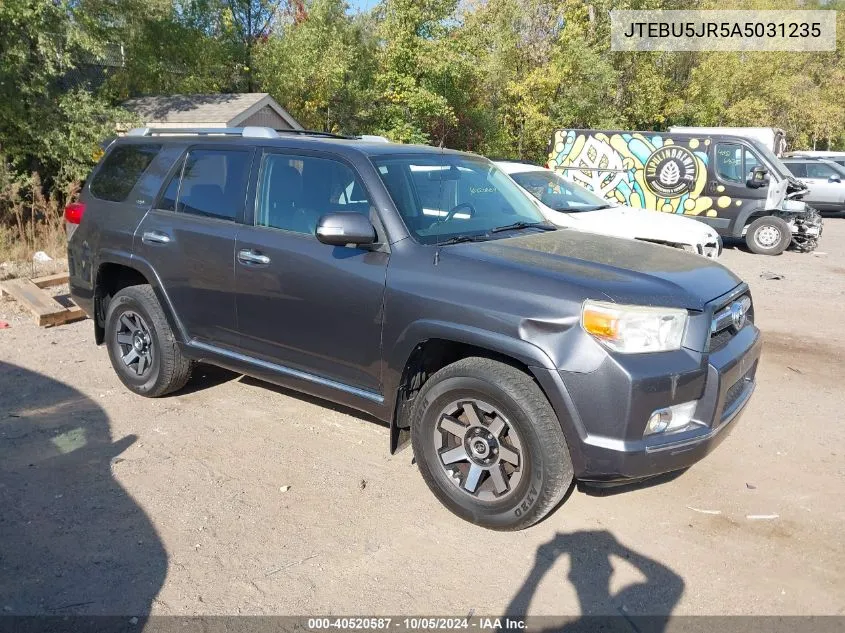 2010 Toyota 4Runner Sr5 V6 VIN: JTEBU5JR5A5031235 Lot: 40520587