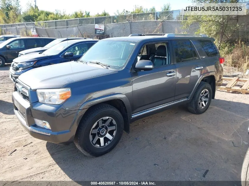 2010 Toyota 4Runner Sr5 V6 VIN: JTEBU5JR5A5031235 Lot: 40520587