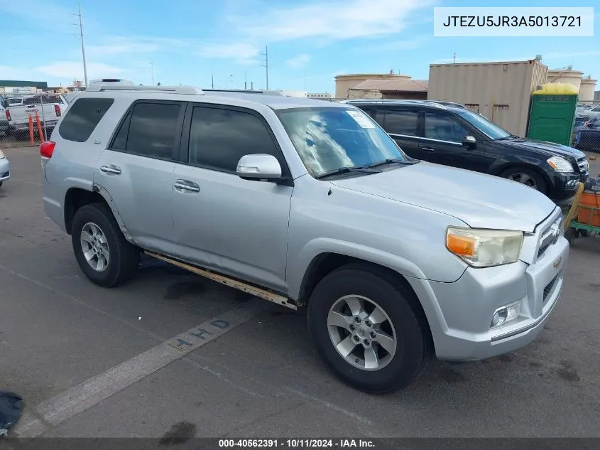 2010 Toyota 4Runner Limited V6/Sr5 V6 VIN: JTEZU5JR3A5013721 Lot: 40562391