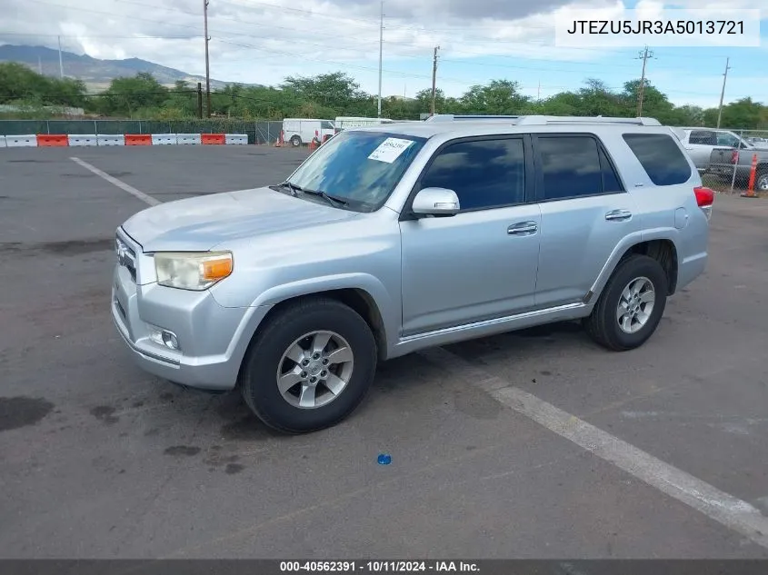 2010 Toyota 4Runner Limited V6/Sr5 V6 VIN: JTEZU5JR3A5013721 Lot: 40562391